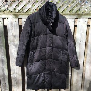 Avec les Filles oversized black puffer parka - size S